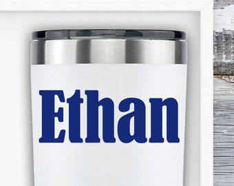 Yeti Name Decal - Name Decals for Cups - Custom Name Decal - Yeti Colster Decal - MacBook Decal - Personalized Laptop Decal - RTIC Name