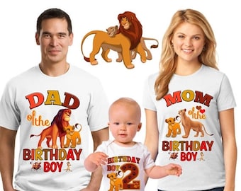 15% Off Lion king birthday shirt/the Lion king birthday shirts/family matching shirts/the lion king birthday party shirt/the lion king