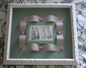 Frame engraving fashion romantic Louis XVIII