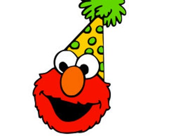 Download Elmo birthday svg | Etsy