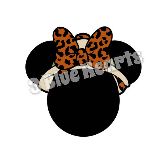 Download Safari Cheetah Minnie svg studio dxf pdf jpg png