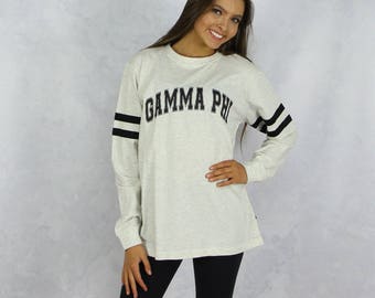 Gamma Phi Beta Long Sleeve Jersey T-Shirt