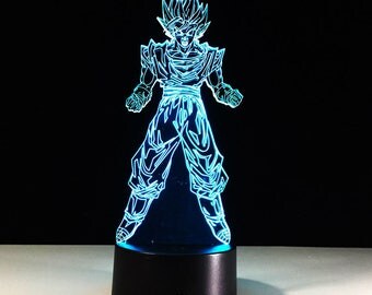 Dragon Ball Z Saiyan Son Goku 3D LED