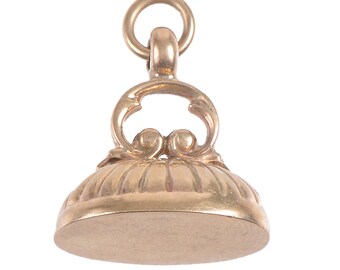 9KT. English Gold Fob/Pendant/Charm