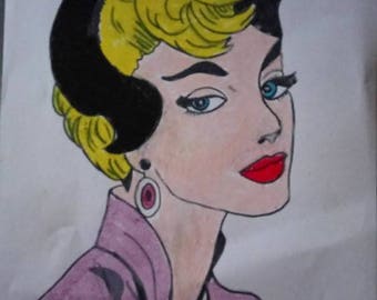 drawing woman