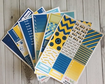 Birthday Sale Minions - Weekly Planner Sticker Kit - Vertical