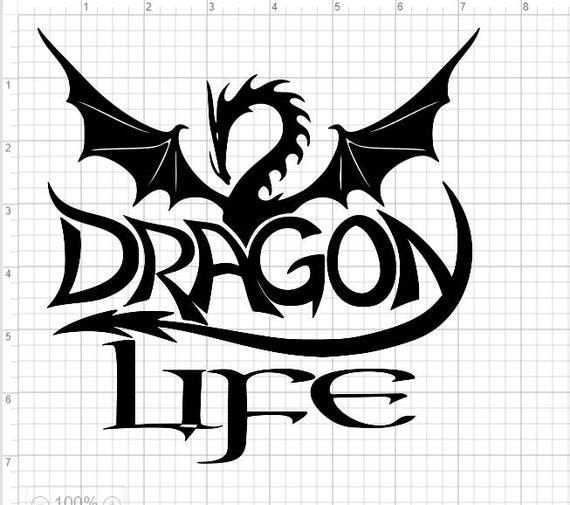 Download Dragon Life SVG EPS DXF Studio3 Cut File