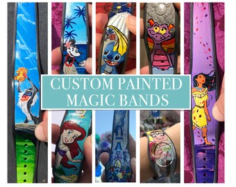 Custom Hand-Painted Disney Magic Band (Made to Order)