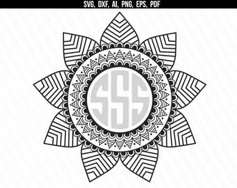 Download Sun Moon Mandala Svg For Silhouette - Layered SVG Cut File