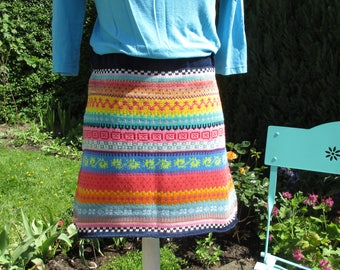 Colourful summer skirt Sola Gr. M