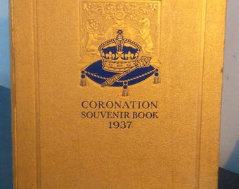 Vintage Coronation Souvenir Book-1937 British Royal Family