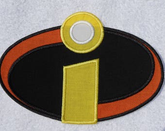 Mr. Incredible Logo Iron on Applique Patch