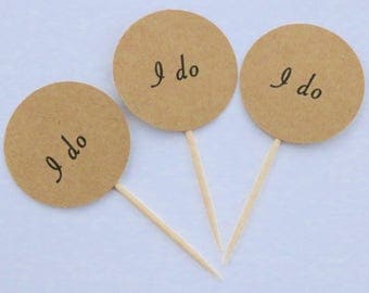 I do cupcake toppers, rustic wedding cupcake toppers, I do wedding, cupcake toppers, I do wedding toothpicks, I do picks, I do toppers