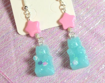 Gummy bear earrings | Etsy