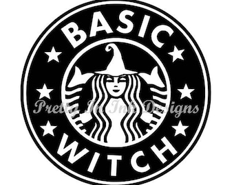 Basic Witch Starbucks Like Decal