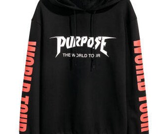 Justin Bieber Purpose Tour Merch Hoodie Sweatshirt
