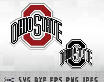 Ohio State Buckeyes SVG PNG DXF Logo Vector Cut File Silhouette Studio Cameo Cricut Design Template Stencil Vinyl Decal Heat Transfer Tshirt