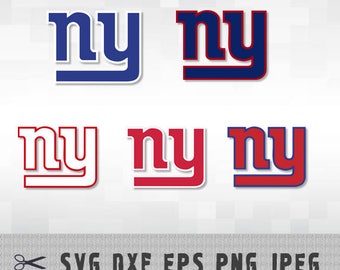 New York Giants SVG PNG DXF Logo Layered Vector Cut File Silhouette Studio Cameo Cricut Design Template Stencil Vinyl Decal Transfer Iron on
