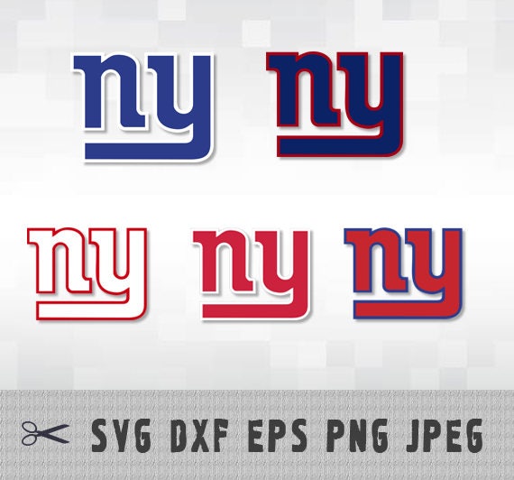 New York Giants SVG PNG DXF Logo Layered Vector Cut File