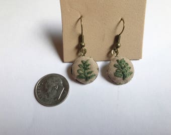 Fern Earrings Amethyst main image 1
