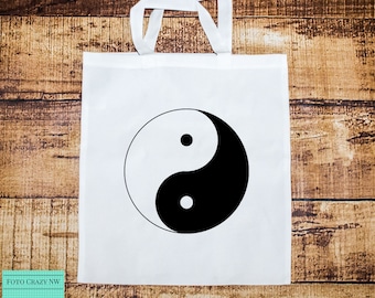 Tote Bag | Shopping Bag | Yoga Bag | Yin | Yang | Peace