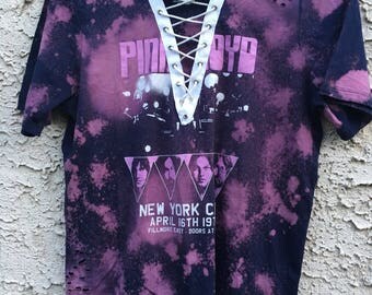 Pink Floyd lace up tee