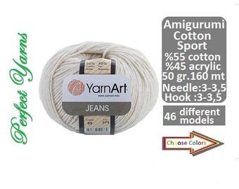 Yarnart jeans, Amigurumi Yarn, Yarnart yarn, Knitting Yarn, crochet yarn, Soft yarn, Baby Yarn, amigurumi, Cotton yarn, cotton, yarn