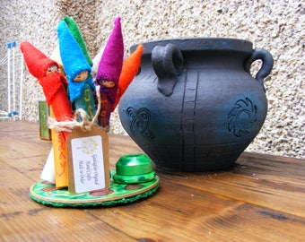 Days of the Week Gnome Clothespin Hand Painted Play Set Waldorf Inspired Crafts nd