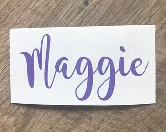 Custom Name Decal, Any Word Decal, Personalized Name Decal, Name Decal for Yeti, Name Decal for Laptop, Name Decal for Cups,