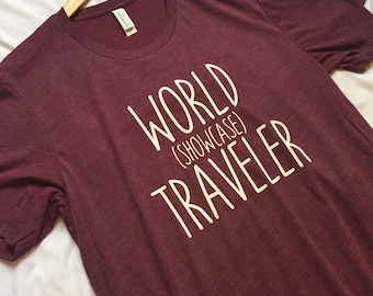 World Showcase Traveler Shirt / Disney Shirt / Epcot Shirt / Men's Disney Shirt / Women's Disney Shirt / Epcot World Showcase / Epcot Center