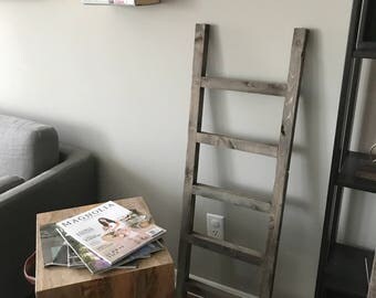 Decorative Wall Ladder wood ladder | etsy Decorative Wall Ladder wood ladder | etsy