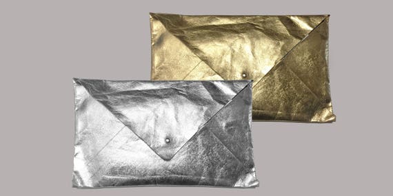 Envelope from Jacron gold or silver Evening Bag