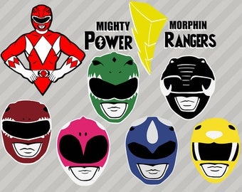 Power Rangers Svg, Clipart, png, eps files, Power rangers Cut files for cricut, Super hero Svg, Power rangers decal design for tranfer shirt