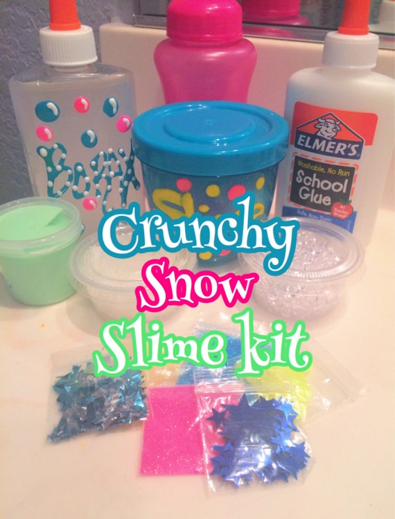 Make your own crunchy snow slime with this amazing kit The