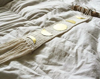 Moon Phase Wall Hanging | Woven Wall Hanging | Wall Hanging | Baby room Decor | Boho Decor | Gifts For Her