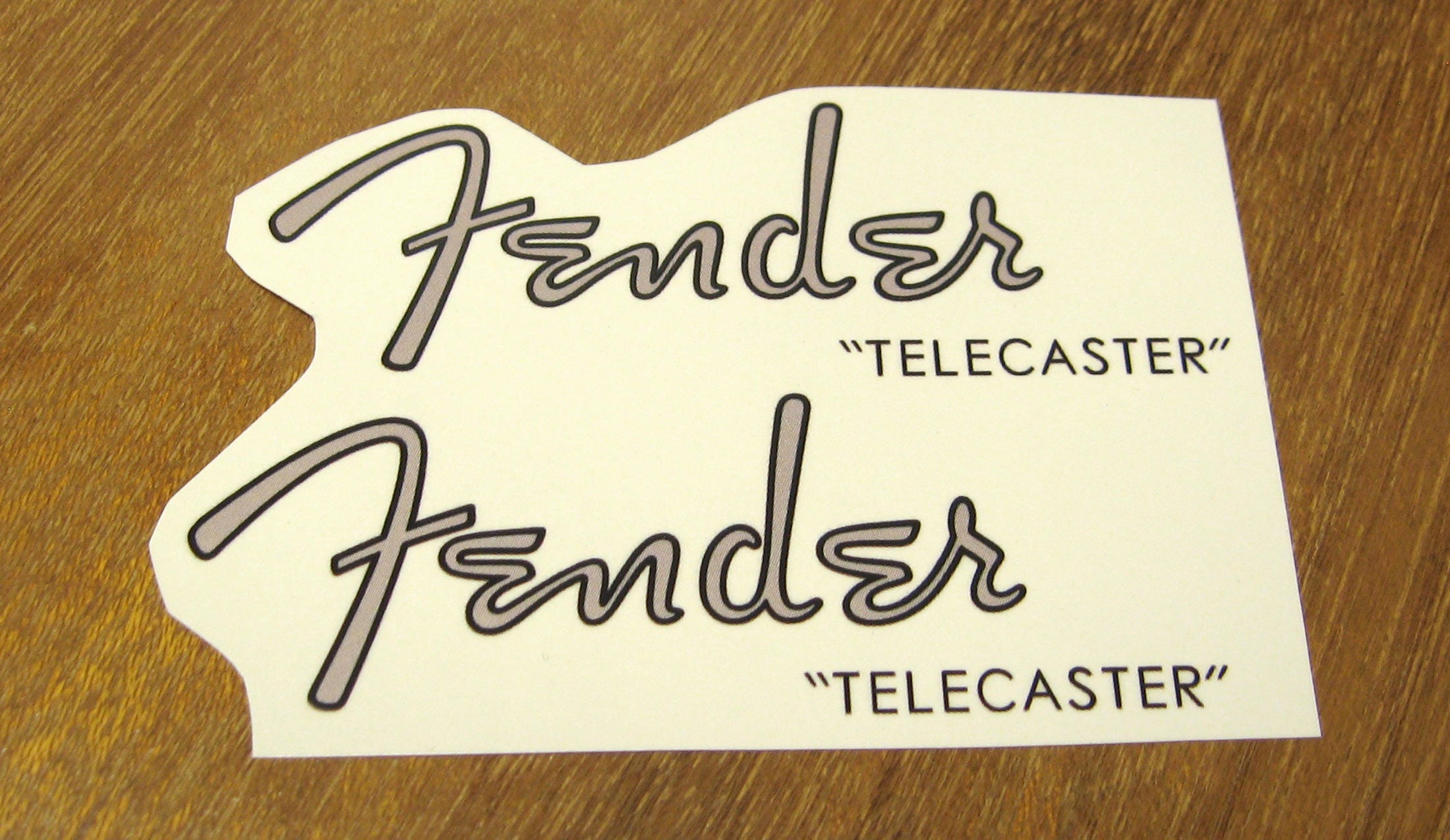Fender Telecaster Headstock Decal Set Waterslide Decals Tele