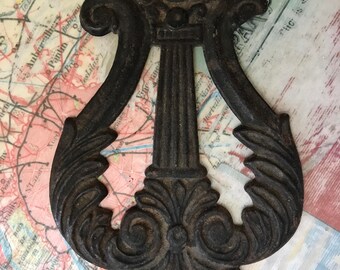 Antique Victorian Cast Iron Receipt Hook Pat 1903