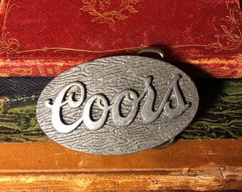 Coors belt buckle | Etsy