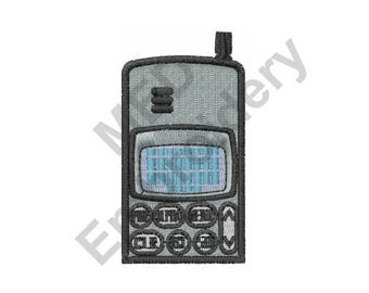 Phone - Machine Embroidery Design, Cell Phone