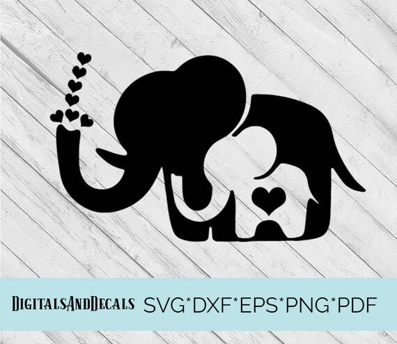 Free Free 290 Svg Black Baby Elephant Silhouette SVG PNG EPS DXF File