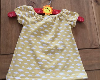 Soft, jersey, peasant dress