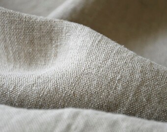 Linen fabric, washed linen, 190gsm. Natural gray color. Linen fabric by the meters, linen by the yard. For clothes and other textile