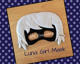 Luna Girl Inspired Felt Mask- PJ Masks- Dress Up and Imaginary Play- Birthday Party Favor-Photo Shoot-PJ Masks Party-Theme Party