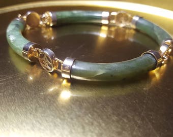 Real jade bracelet | Etsy