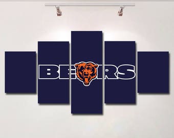 Chicago Bears Wall Art chicago bears wall | etsy Chicago Bears Wall Art chicago bears wall | etsy