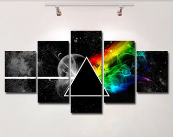 Pink Floyd Wall Art pink floyd | etsy Pink Floyd Wall Art pink floyd | etsy