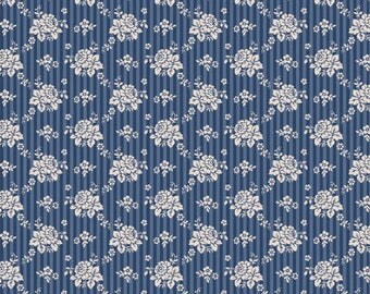 Emily dark blue Tilda fabric