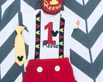 mickey mouse birthday outfit for 1 year old