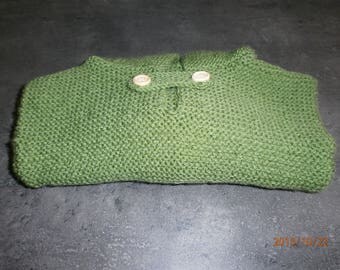 Hoodie 6 month sleeveless knit handmade