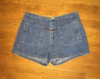 denim jean shorts